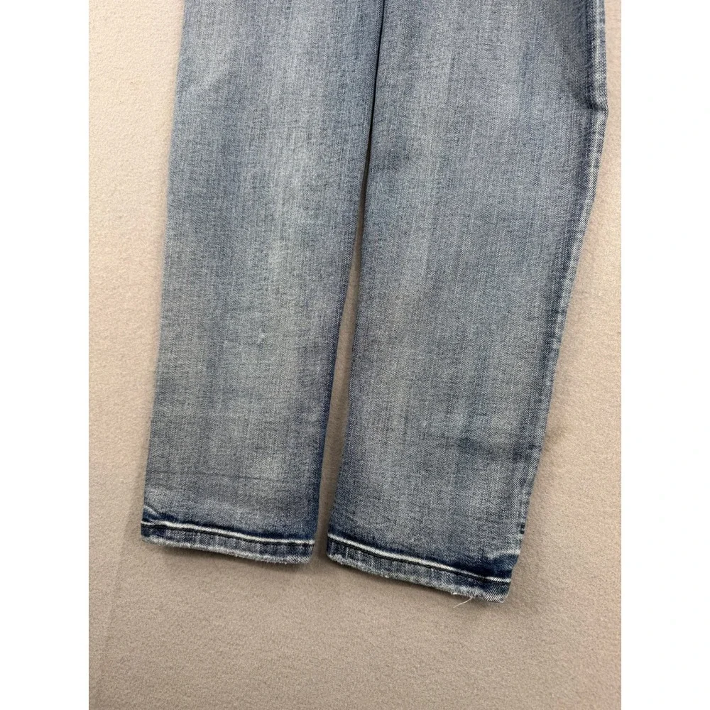 Judy Blue Mid Rise Button Fly Distressed Boyfriend Jeans Womens 3/26 (28x32)